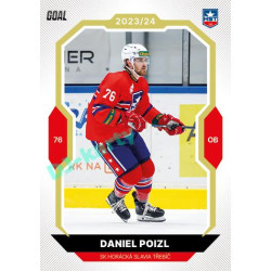2023/24 Goal cards Chance Liga 2. série #236 Daniel Poizl Gold 1of20