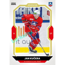2023/24 Goal cards Chance Liga 2. série #239 Jan Kučera Gold 1of20