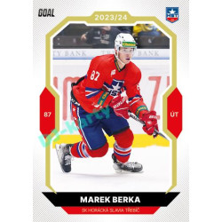 2023/24 Goal cards Chance Liga 2. série #242 Marek Berka Gold 1of20