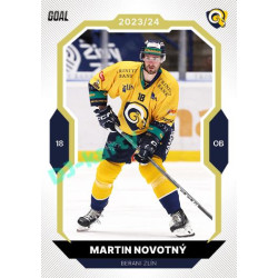 2023/24 Goal cards Chance Liga 2. série #205 Martin Novotný Gold 1of20