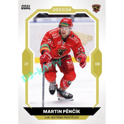 2023/24 Goal cards Chance Liga 2. série #249 Martin Pěnčík Gold 1of20