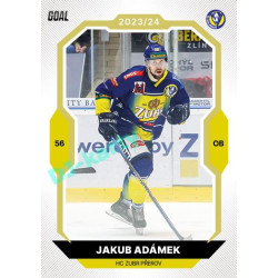 2023/24 Goal cards Chance Liga 2. série #301 Adámek Jakub Gold 1of20
