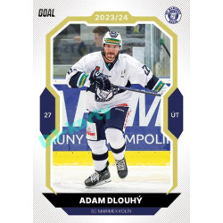 2023/24 Goal cards Chance Liga 2. série #352 Adam Dlouhý Gold 1of20