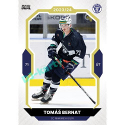 2023/24 Goal cards Chance Liga 2. série #357 Tomáš Bernat Gold 1of20