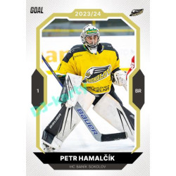 2023/24 Goal cards Chance Liga 2. série #358 Petr Hamalčík Gold 1of20