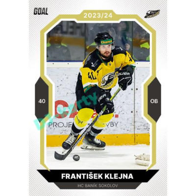 2023/24 Goal cards Chance Liga 2. série #359 František Klejna Gold 1of20