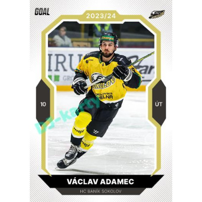 2023/24 Goal cards Chance Liga 2. série #362 Václav Adamec Gold 1of20