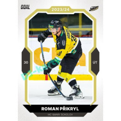 2023/24 Goal cards Chance Liga 2. série #363 Roman Přikryl Gold 1of20