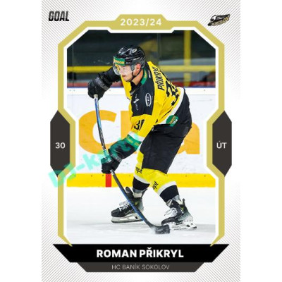 2023/24 Goal cards Chance Liga 2. série #363 Roman Přikryl Gold 1of20