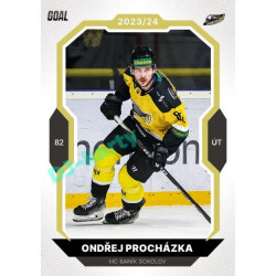 2023/24 Goal cards Chance Liga 2. série #364 Ondřej Procházka Gold 1of20