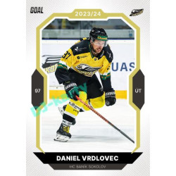 2023/24 Goal cards Chance Liga 2. série #366 Daniel Vrdlovec Gold 1of20