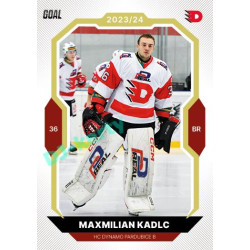 2023/24 Goal cards Chance Liga 2. série #372 Maxmilian Kadlc Gold 1of20