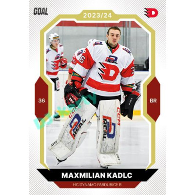 2023/24 Goal cards Chance Liga 2. série #372 Maxmilian Kadlc Gold 1of20
