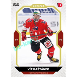2023/24 Goal cards Chance Liga 2. série #375 Vít Kaštánek Gold 1of20