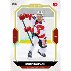 2023/24 Goal cards Chance Liga 2. série #381 Robin Kaplan Gold 1of20
