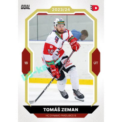 2023/24 Goal cards Chance Liga 2. série #382 Tomáš Zeman Gold 1of20