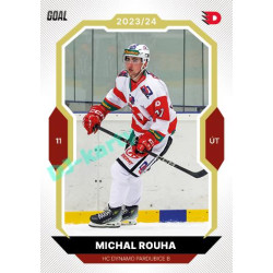 2023/24 Goal cards Chance Liga 2. série #383 Michal Rouha Gold 1of20