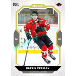 2023/24 Goal cards Chance Liga 2. série #393 Patrik Čermák Gold 1of20