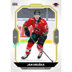 2023/24 Goal cards Chance Liga 2. série #398 Jan Hruška Gold 1of20