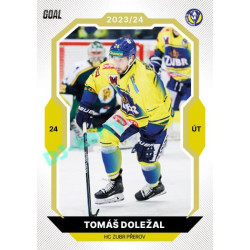 2023/24 Goal cards Chance Liga 2. série #311 Tomáš Doležal Gold 1of20