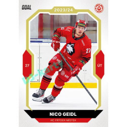 2023/24 Goal cards Chance Liga 2. série #321 Nico Geidl Gold 1of20