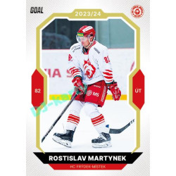 2023/24 Goal cards Chance Liga 2. série #326 Rostislav Martynek Gold 1of20