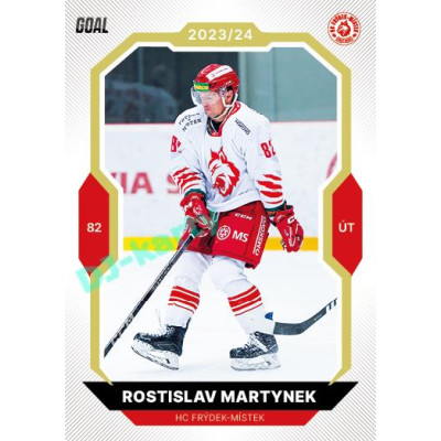 2023/24 Goal cards Chance Liga 2. série #326 Rostislav Martynek Gold 1of20