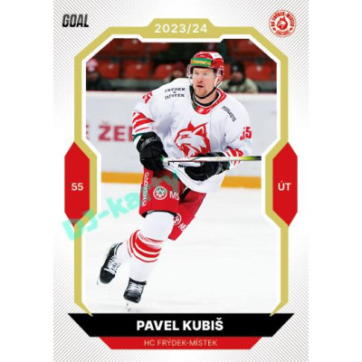 2023/24 Goal cards Chance Liga 2. série #327 Pavel Kubiš Gold 1of20