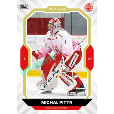 2023/24 Goal cards Chance Liga 2. série #328 Michal Pittr Gold 1of20