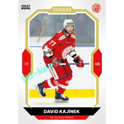 2023/24 Goal cards Chance Liga 2. série #333 David Kajínek Gold 1of20