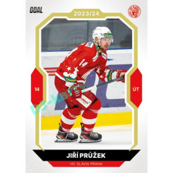 2023/24 Goal cards Chance Liga 2. série #335 Jiří Průžek Gold 1of20