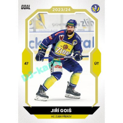 2023/24 Goal cards Chance Liga 2. série #304 Jiří Goiš Gold 1of20