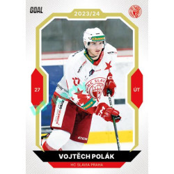 2023/24 Goal cards Chance Liga 2. série #341 Vojtěch Polák Gold 1of20