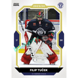 2023/24 Goal cards Chance Liga 2. série #345 Filip Tuček Gold 1of20