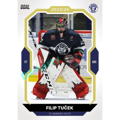 2023/24 Goal cards Chance Liga 2. série #345 Filip Tuček Gold 1of20