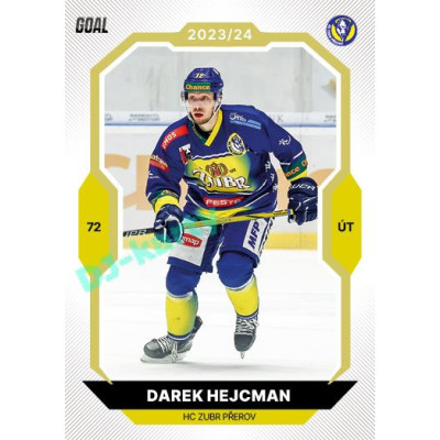 2023/24 Goal cards Chance Liga 2. série #305 Darek Hejcman Gold 1of20