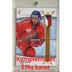 2023/24 LC Expectations Road to Prague kompletní set 27ks karet Karjala Cup 2023 (chybí jen č. 25 - Voženílek)