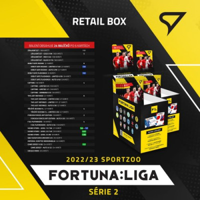 2022/23 Sportzoo Fortuna Liga 2. série Retail Box