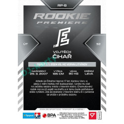 2024/25 Sportzoo ELH 1. serie #RP-8 Vojtěch Čihař Rookie Premiere