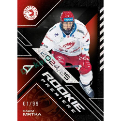 2024/25 Sportzoo ELH 1. serie #RP-1 Radim Mrtka Rookie Premiere Limited xx/99