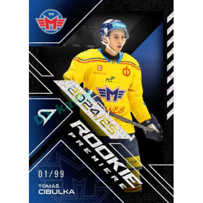 2024/25 Sportzoo ELH 1. serie #RP-6 Tomáš Cibulka Rookie Premiere Limited xx/99