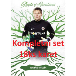 2024/25 Sportzoo Chance Liga 1. série kompletní set Roots of Greatness 18ks karet