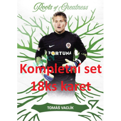 2024/25 Sportzoo Chance Liga 1. série kompletní set Roots of Greatness 18ks karet