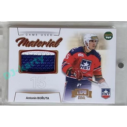 2023/24 Goal cards Chance Liga 1. série #GUM-06 Antonín Bořuta Game Used Material EXPO 2/2