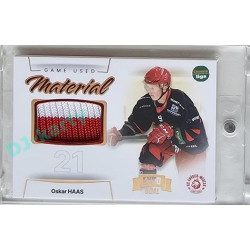 2023/24 Goal cards Chance Liga 1. série #GUM-19 Oskar Haas Game Used Material EXPO 2/2