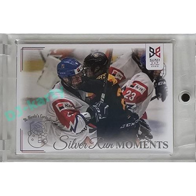 2023/24 Legendary Cards Hlinka Gretzky Cup Young Lions #SRM-18 Ve druhém utkání se Češi střetli s Němci Silver Run Moments Expo