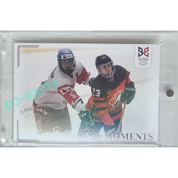 2023/24 Legendary Cards Hlinka Gretzky Cup Young Lions #SRM-46 Češi ve finále čelili Kanadě Silver Run Moments Expo