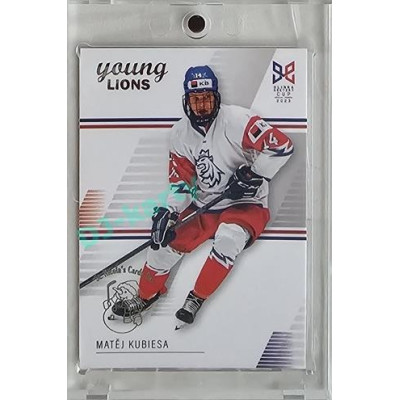 2023/24 Legendary Cards Hlinka Gretzky Cup Young Lions #18 Matěj Kubiesa Expo