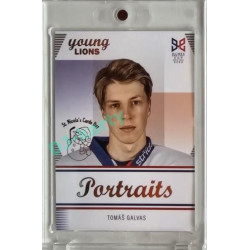 2023/24 Legendary Cards Hlinka Gretzky Cup Young Lions #P-03 Tomáš Galvas Portréty Expo