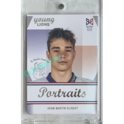 2023/24 Legendary Cards Hlinka Gretzky Cup Young Lions #P-05 Adam Martin Hlinský Portréty Expo